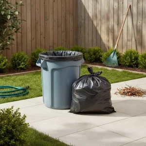Factory Strong Heavy Duty Plastic Recycled Biodegradable Industrial Trash Bags, HDPE/LDPE