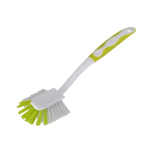 Factory Supply Eco Friendly Plastic Kitchen Dish Washing Brush with Long Handle for Home Cleaning