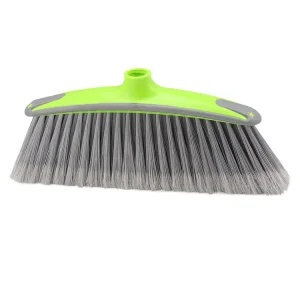 Factory Supply Home Use Multicolor PET Broom Head with Soft Bristles and Dustpan
