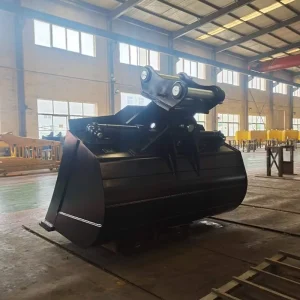 Factory Supply Hydraulic Tilt Bucket Cleaning Bucket 45 Degree Tilt Range Tilting Bucket for Waterways Ditching