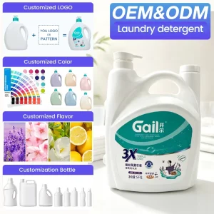 Factory Supply Liquid Laundry Detergent Custom Fragrance Bottle Package Washing Liquid OEM ODM Private Label