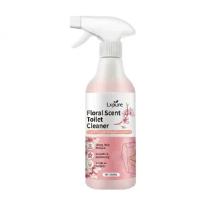 Factory Supply OEM Floral-Scented Toilet Cleaner Spray, 500ml, Stain Removal and Deodorizing for Bathroom