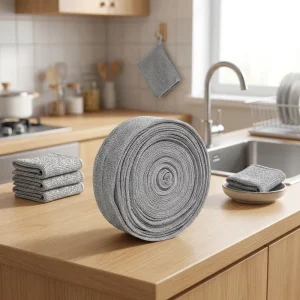 Factory Supply Raw Material Semi-Finished Kitchen Cleaning Sponge Pad Roll
