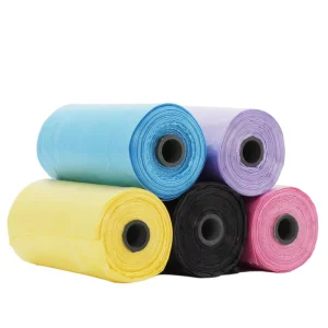 Factory Supply Recycled Black Plastic PE Heavy Duty Refuse Garbage Trash Bags