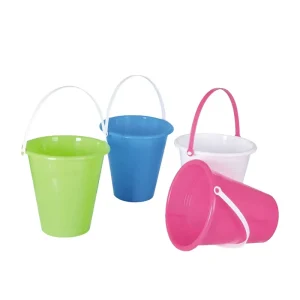 Factory Supplying 3.5L 4L Plastic Bucket Mini Bucket with Handle Kids Beach Toys Home Cleaning Bucket