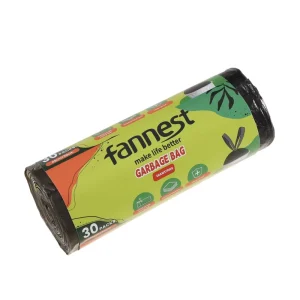 Fannest Drawstring Garbage Bags 45*50cm 30Pcs 0.8mic Thick PE Trash Bags for Kitchen Home Use