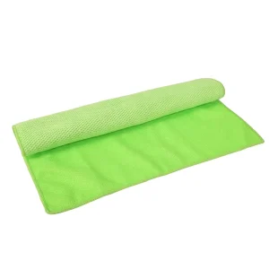 Fashionable Dish Cleaning Mini Pattern Microfiber Cloth With PP Yarn