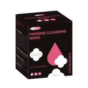 Feminine Vaginal Wipes Clean and Safe for Skin Body Cleansing with Private Label Intimate Care Non-Woven 14x18cm