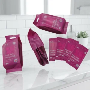 Feminine Wipes for Women pH-Balanced Intimate Care Flushable Individually Wrapped Travel Size