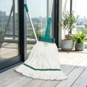 Fiber Yarn Mop Set with Detachable Mop Head for Home and Commercial Cleaning