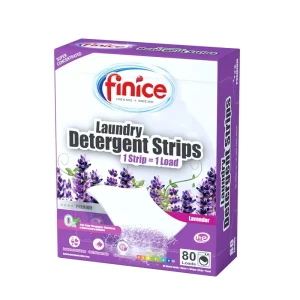 Finice Eco Friendly Disposable Laundry Detergent Sheets Lightweight Super Concentrated Low Foam for Machine Wash