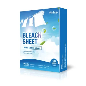 Finice New Laundry Whitening Detergent Fabric Bleach Sheets