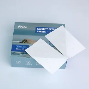Finice OEM Brand Factory Directly Sale Disposable Super Concentrated Gentle Laundry Detergent Sheets New Trending Plant Extract