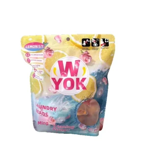 Five-Chamber Lemon-Scented Laundry Detergent Pods Long-Lasting Fragrance Stain Removal