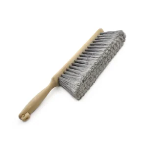 Flagged Gray Synthetic Fiber Counter Duster Brush for Fine Particles Dust and Dirt