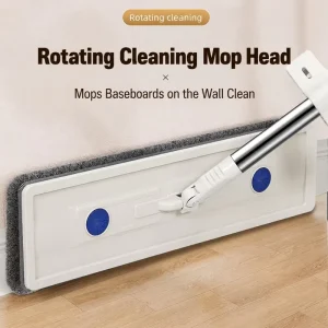 Flat Mop Wet & Dry One Pass Cleaning Hands Free Effortless Household Floor Cleaner