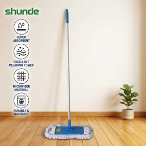 Flat Mop for Residential and Commercial Indoor Floor Cleaning