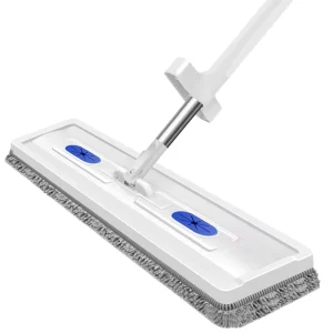 Flat Mop with Cleaning Liquid Reservoir, Rotatable Wet and Dry Hands-Free Household Mop