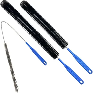 Flexible Nylon Sewer Drain Brush Long Pipe Cleaner for Kitchen Sink Shower and Tub Hair Clogs