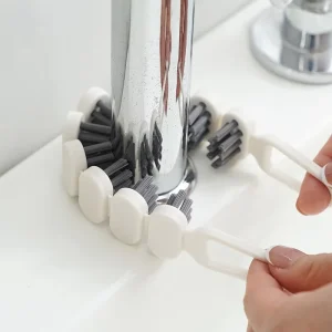 Flexible Soft-Bristle Cleaning Brush for Kitchen, Bathroom, Faucets, Walls, Corners, and Gaps
