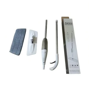 Floor Cleaning Household Microfiber Flat Mop Telescopic Handle Dry Wet Dual Use Lazy Water Spray Mop