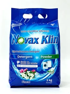 Floral Laundry Detergent Powder 3kg Deep Cleaning Long-Lasting Fragrance Washing Powder