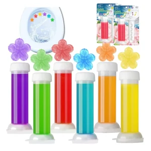 Flower Gel Natural Fragrance Toilet Cleaner Deodorizer
