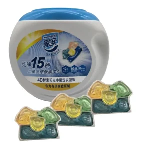 Flower Scent Laundry Detergent Pods 10g/pc Disposable Liquid Laundry Pods Bulk Washing Capsules