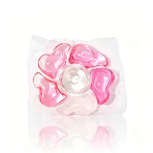 Flower Shape Laundry Detergent Pods Multi Chamber Design Water Soluble PVA Washing Capsules Custom OEM Factory Lessive