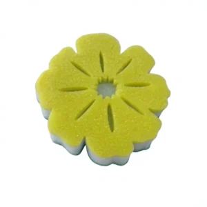 Flower-Shaped PU Foam Dishwashing Scrubber Sponge