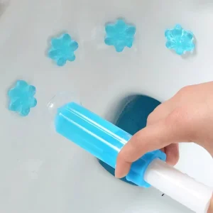 Flower Toilet Cleaning Gel Syringe Aromatic Drain Cleaner Air Freshener for Odor Removal