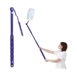 Fluffy Nonwoven Microfiber Duster with Handle