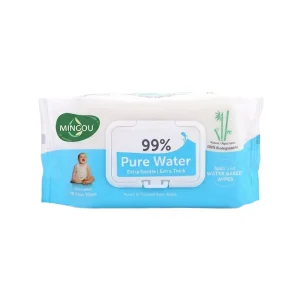 Flushable Biodegradable Eco-Friendly Scented Baby Wipes, Soft Spunlace Material