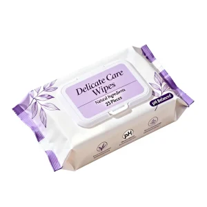 Flushable Feminine Butt Wipes for Adults Fragrance & Chemical Free Aloe Moist Cleansing