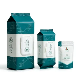 Flushable Non-Woven Unscented Wet Wipes, Hypoallergenic, Antibacterial, Extra Soft