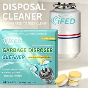 Foaming Garbage Disposal Cleaning Tablets for Organic Debris