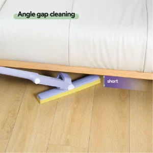 Fold Squeeze 360° Rotatable PVA Mop Head Hands free High Absorption Cleans Stubborn Water Marks Under Household