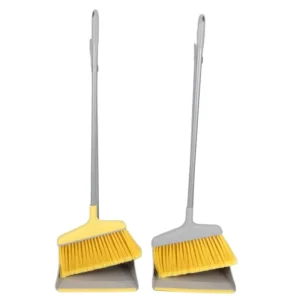 Foldable 2 in 1 Cleaner Brooms Dustpan Set Cleaning Tools Plastic Broom and Dustpan Sets for Home Office Ues