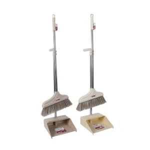 Foldable Broom and Dustpan Set a Convenient Tool for Household Cleaning with a Broom That Attract Hair