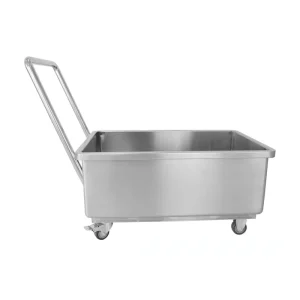Food Grade 304 316 Stainless Steel Trolley Transfer Cart Industrial Food Cheese Factory Meat Processing Plant Low MOQ Customized