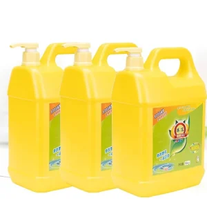 Food Grade Anti-bacterial Eco-Friendly Lemon Fragrance Concentrated Dish Soap Liquid Custom Kitchen Detergent Bulk