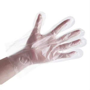 Food-Grade Disposable Thickened Transparent PE Gloves for Catering and Household Use