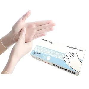 Food-Grade Disposable Waterproof Eco-Friendly Transparent Non-Slip Kitchen Gloves