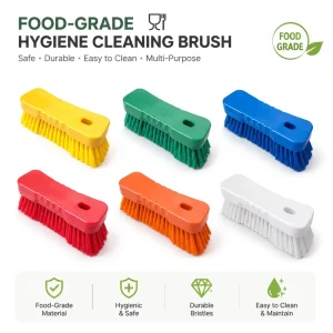 Food Grade Handleless Kitchen Scrub Brush with Plastic Bristles
