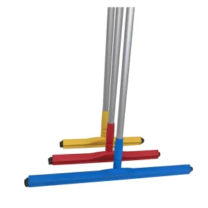 Food Grade Industrial Hygienic Single or Double Bladed Rubber Floor Squeegee Rubber With Replacement Cassette