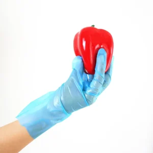 Food Grade Kitchen Dishwashing Cleaning Household Disposable TPE Gloves Plastic PE Gloves for Sale