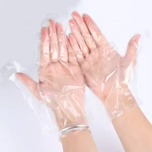 Food Grade OEM ODM 100-Pack Disposable Polyethylene HDPE Household Gloves