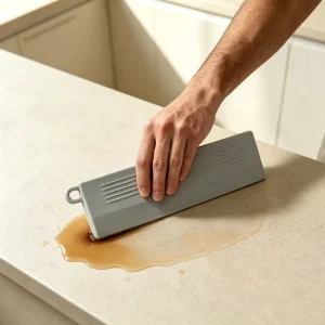 Food Grade Silicone Kitchen Sink Squeegee Non Scratch Scraper for Countertop Sink Shower Quick Surface Water Removal Tool
