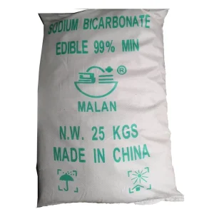 Food Grade Sodium Bicarbonate in White Powder 25kg Per Bag Daily Chemicals Product