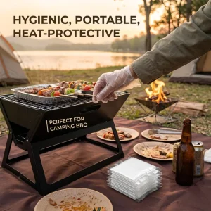 Food-Safe Disposable Thin PE Poly Gloves for Kitchen Cleaning and Food Handling